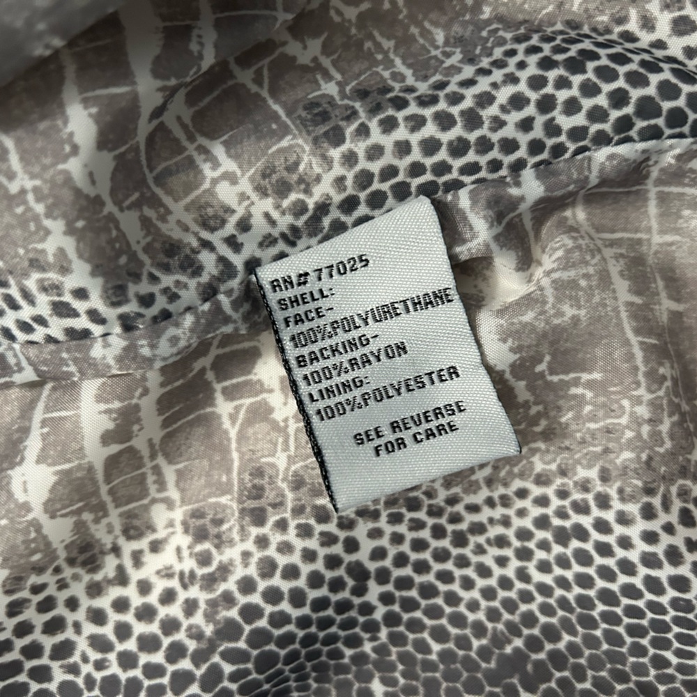 G by Giulaina Faux Leather Jacket  Size: L - Picture 5 of 12